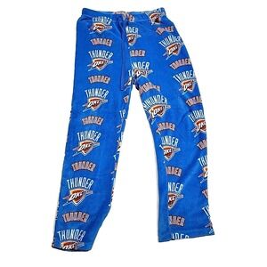 NBA Sleepwear Fleece OKC Basketball Elastic Waist Pants Men's Large 36/38